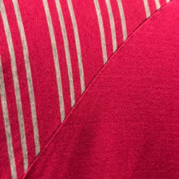 (5/$25) LuLaRoe Hot Pink Striped sleeve Randy - Picture 2 of 5